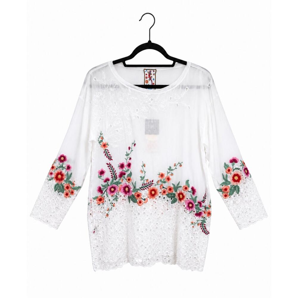 JOHNNY WAS Brixley Blouse NWT Size S - Picture 2 of 4